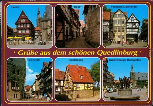 Quedlinburg Hoken, Fachwerkhäuser, Breite Straße, Schloßkrug,  2010