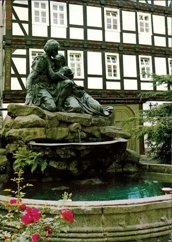 Ansichtskarte Spangenberg Liebenbachbrunnen 1990