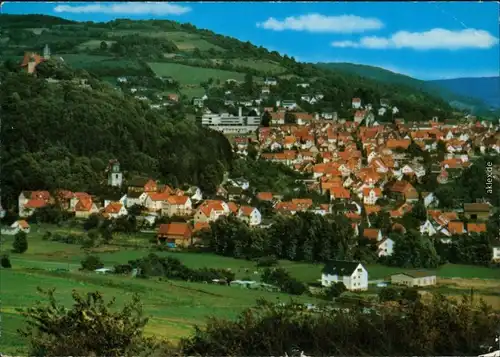 Ansichtskarte Spangenberg Panorama 1977