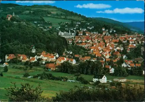 Ansichtskarte Spangenberg Panorama 1976