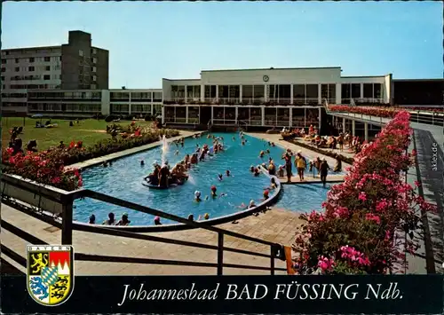Ansichtskarte Bad Füssing Klinik Johannesbad 1976