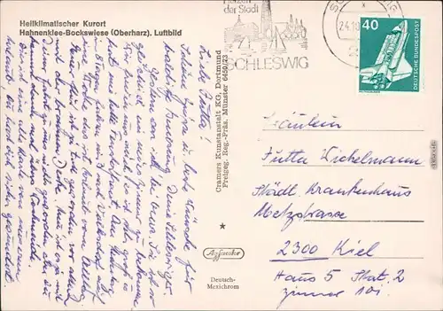 Ansichtskarte Hahnenklee-Bockswiese-Goslar Luftbild 1985