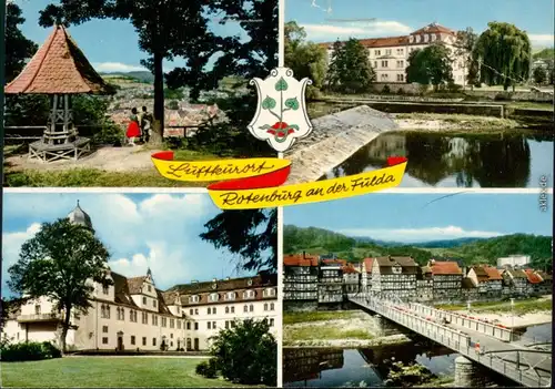 Rotenburg (Fulda) Aussichtspunkt  Fulda, Landgrafenschloss 1975