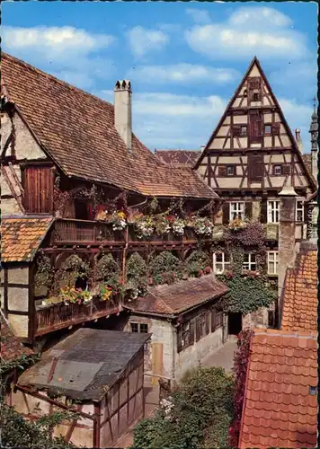 Ansichtskarte Dinkelsbühl Hotel Hezelhof 1960