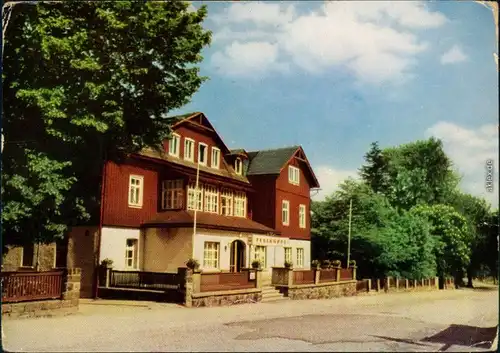 Ansichtskarte Kipsdorf-Altenberg (Erzgebirge) HO-Hotel Tellkoppe 1968