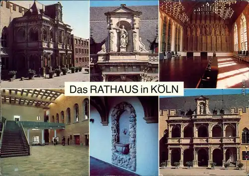 Köln Coellen | Cöln Altes Rathaus - Außen- und Innenansicht 1998