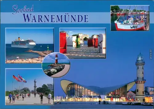 Warnemünde Rostock Hochseefähre, Strandkörbe, Kutter  1975