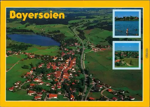 Ansichtskarte Bayersoien Luftbild 1992