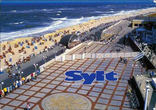 Ansichtskarte Westerland-Gemeinde Sylt Strand 1996