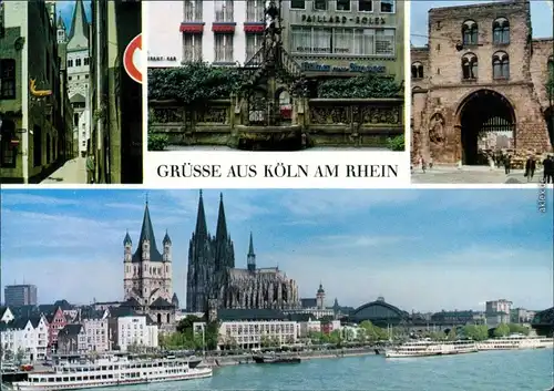 Köln Coellen | Cöln Kölner Dom Eigelsteintor, Heinzelmännchenbrunnen 1983