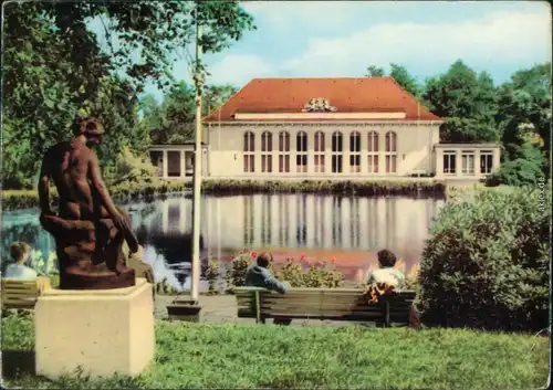 Ansichtskarte Bad Brambach Festhalle 1969