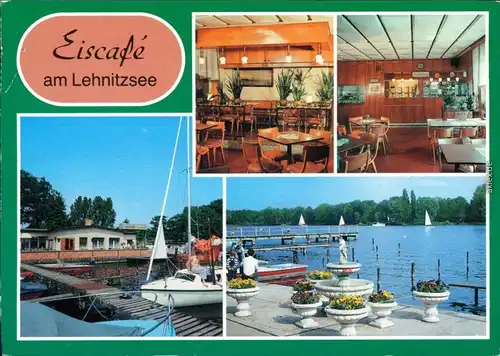Oranienburg Eiscafé und Bootshaus - Außen- und Innenansicht am Lehnitzsee 2007