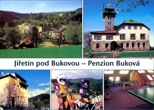 Georgenthal (Jiřetín pod Bukovou) Pension Bukovou   Außen- und Innen  2000