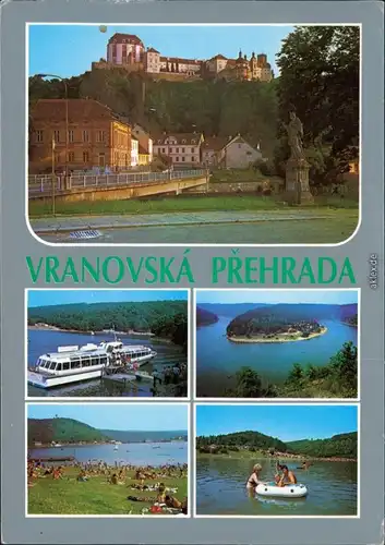 Frain an der Thaya Vranov nad Dyjí Vranovská přehrada / Talsperre Frain 1985