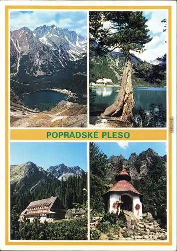 Tschirmer See-Vysoké Tatry Štrbské Pleso (Csorbató) Popradské pleso Hotel  1986