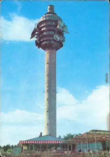 Ansichtskarte Steinthaleben-Kyffhäuserland Kulpenberg - Fernsehturm 1973