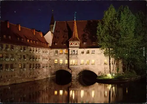 Ansichtskarte Nürnberg Heiliggeist-Spital 1980