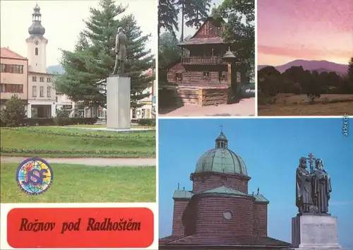 Rosenau Rožnov pod Radhoštěm Kirche, Denkmal, Umland, Holzhütte 1992