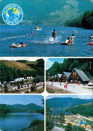 Ansichtskarte Kaschau Košice (Kassa) Campingplatz am Stausee Ružín 1981