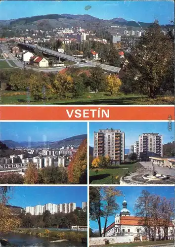 Wesetin Vsetín | Settein Celkový pohled, Sidliste Sychrov, Zamek 1980