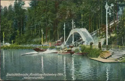 Reichenberg Liberec Wasserrutschbahn - Deutsch-böhmische Ausstelung 1906 
