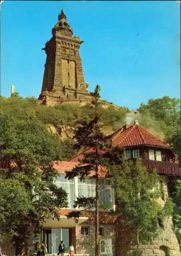 Kyffhäuserland Kaiser-Friedrich-Wilhelm/Barbarossa-Denkmal mit HOG Burghof 1981
