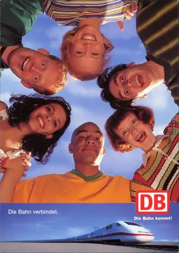 Ansichtskarte  DB Deutsche Bahn (Werbung) - Jugendangebot der Bahn 2000
