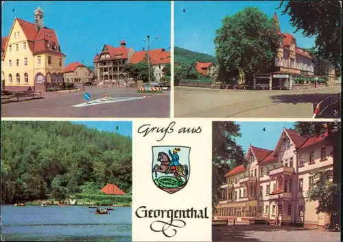 Georgenthal (Thüringen Deutscher Hof, Café Adler, Hammerteich, Kurhotel 1968