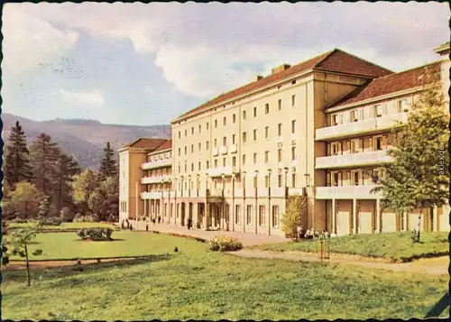 Ansichtskarte Friedrichroda FDGB-Erholungsheim "Walter Ulbricht" 1961