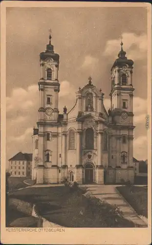 Ansichtskarte Ottobeuren Basilika/Klosterkirche 1926