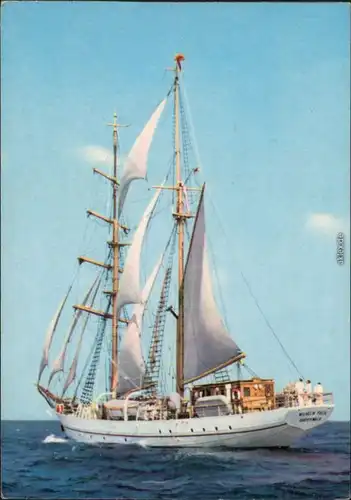 Ansichtskarte  Segelschiff Wilhelm Pieck 1966