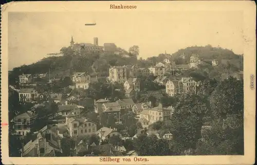 Ansichtskarte Blankenese-Hamburg Panorama-Ansicht 1914