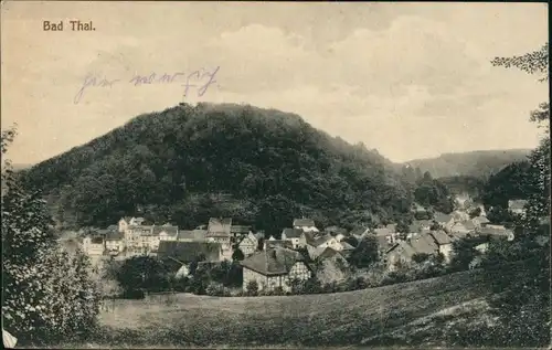 Ansichtskarte Bad Thal-Ruhla Panorama-Ansicht 1918