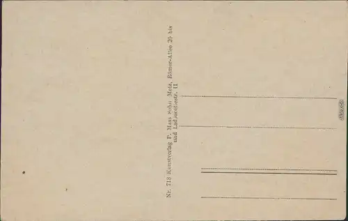 CPA Mousson Ansichten 1. Weltkrieg, Ruine 1916