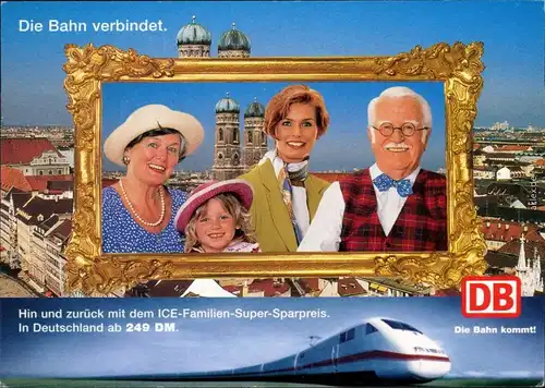 Ansichtskarte  Reklame & Werbung - Deutsche Bahn 1990