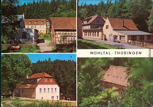 Mühltal Pfarrmühle, Naupoldsmühle, Meuschkensmühle, Froschmühle 1976