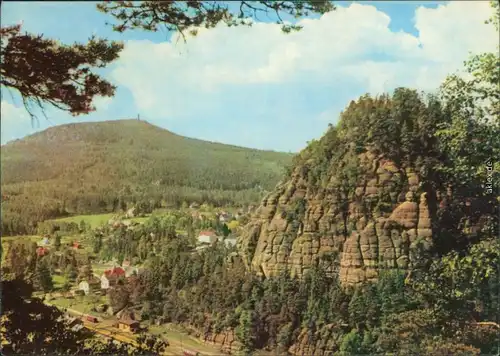 Ansichtskarte Oybin Berg Oybin, Hochwald Panorama-Ansichten 1966