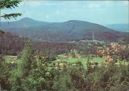 Ansichtskarte Jonsdorf Panorama-Ansicht 1971