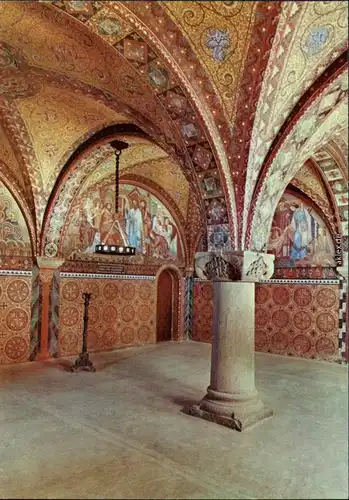 Ansichtskarte Eisenach Wartburg - Elisabeth-Kemenate im Palas 1977