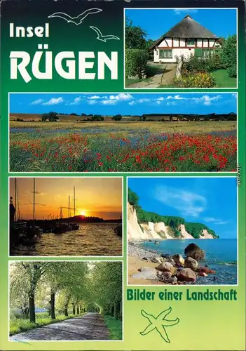 Ansichtskarte Mecklenburg Vorpommern Insel Rügen - Mehrbild 1990