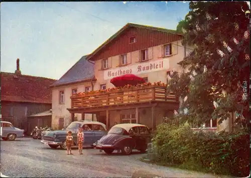 Ansichtskarte Possendorf-Bannewitz Gaststätte Rundteil 1975