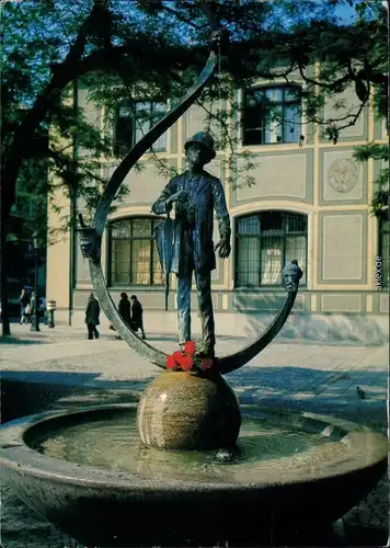 Ansichtskarte München Valentinbrunnen am Viktualienmarkt 1988