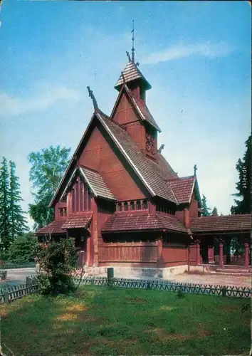 Ansichtskarte Krummhübel Karpacz Stabkirche Wang 1972