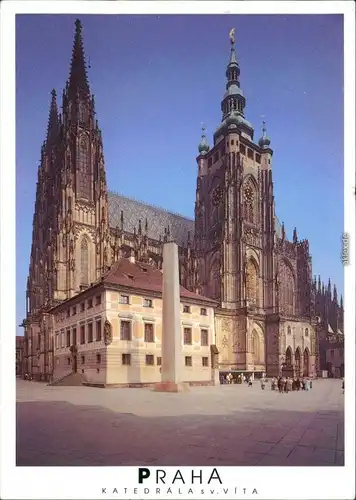 Ansichtskarte Prag Praha Kathedrale 2010