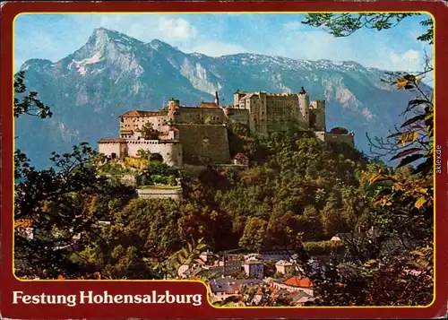 Ansichtskarte Salzburg Festung Hohensalzburg gegen Unterseeberg 1999