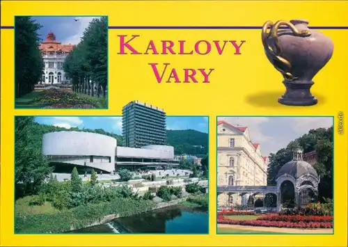 Ansichtskarte Karlsbad Karlovy Vary Schloss, Ortsmotive, Pavillon 1987