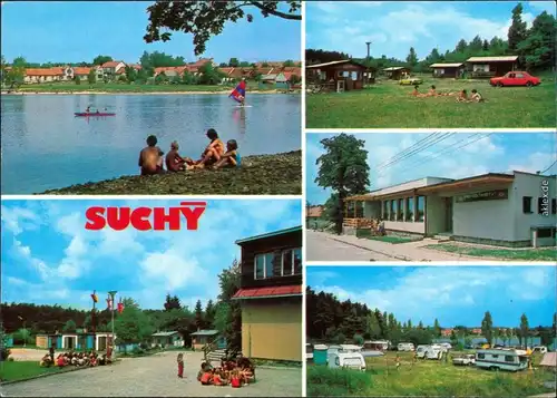 Ansichtskarte Suchý/Suchy Erholungszentrum/Badesee 1996