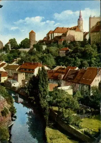 Ansichtskarte Bautzen Budyšin Panorama-Ansicht 1961