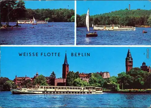 Ansichtskarte Berlin Weiße Flotte Berlin 1979