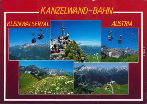 Ansichtskarte Bregenz Kanzelwand mit Seilbahn und Panorama 1996